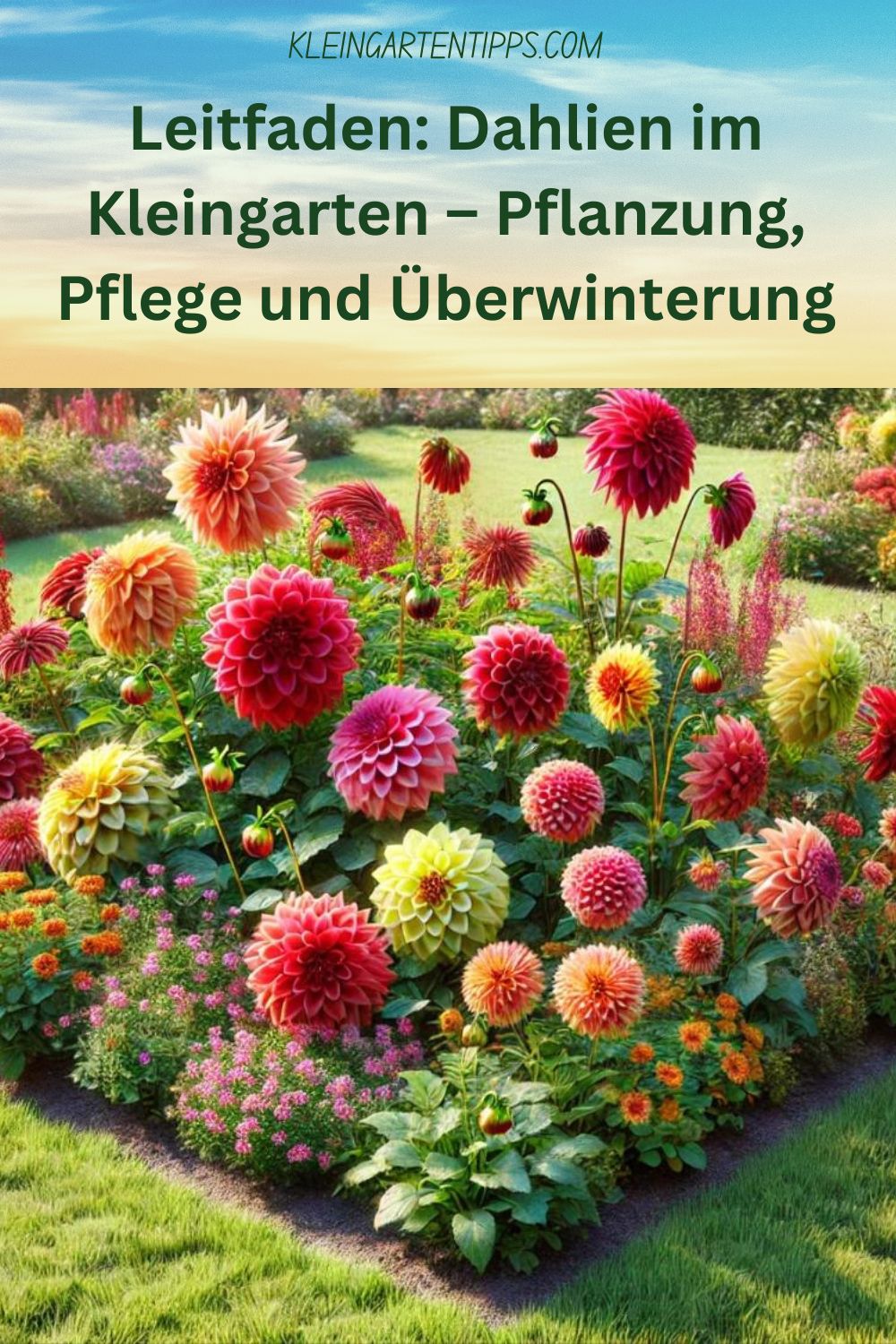 Leitfaden: Dahlien im Kleingarten – Pflanzung, Pflege und Überwinterung