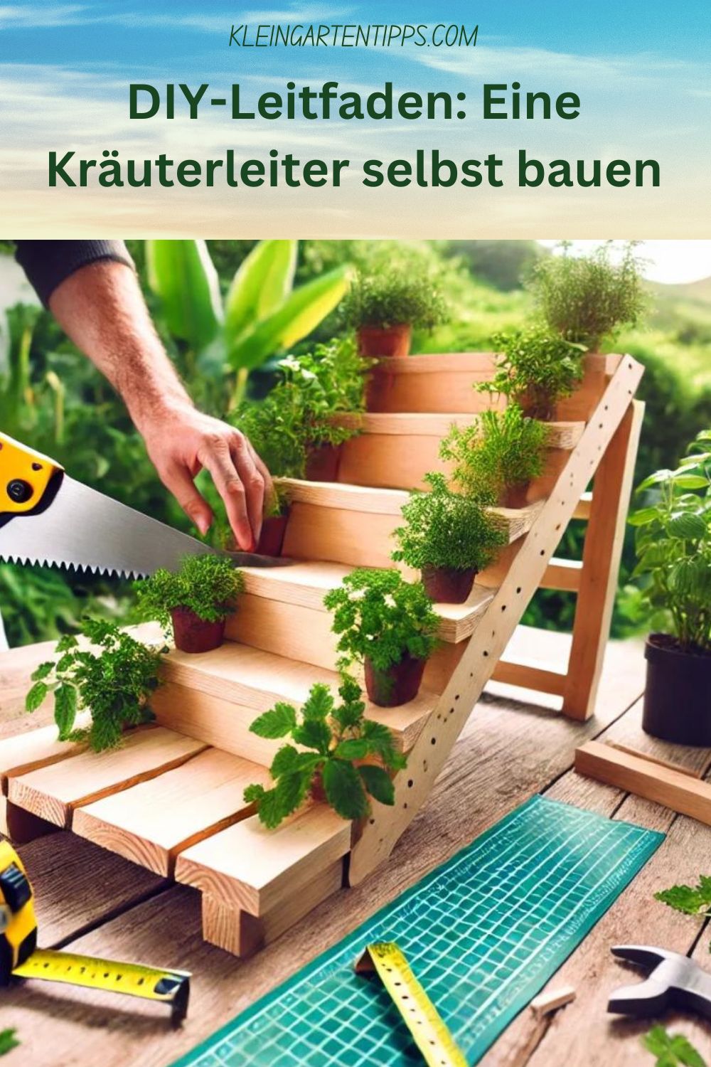 DIY-Leitfaden: Eine Kräuterleiter selbst bauen