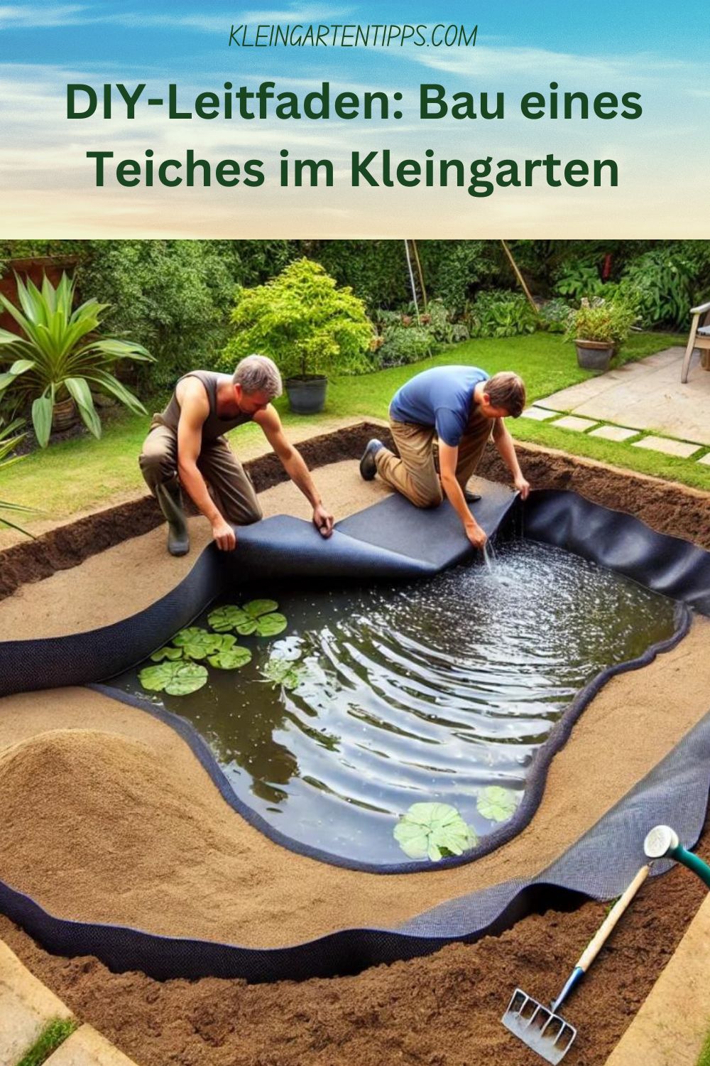 DIY-Leitfaden: Bau eines Teiches im Kleingarten